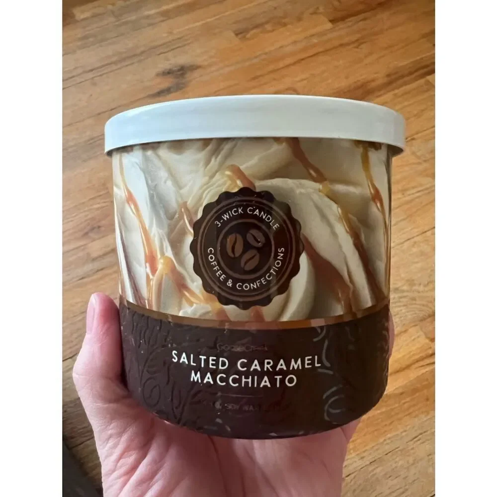 Goose Creek Salted Caramel Macchiato 3-Wick Candle 14.5 oz